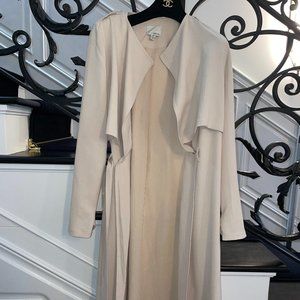 Greylin Womens Beige Trench Coat